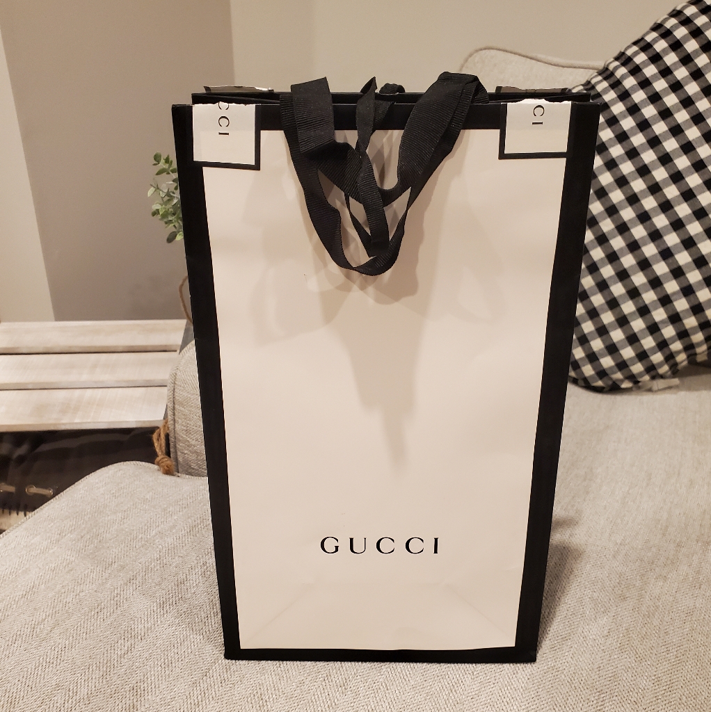 Authentic Gucci Shopping Bag